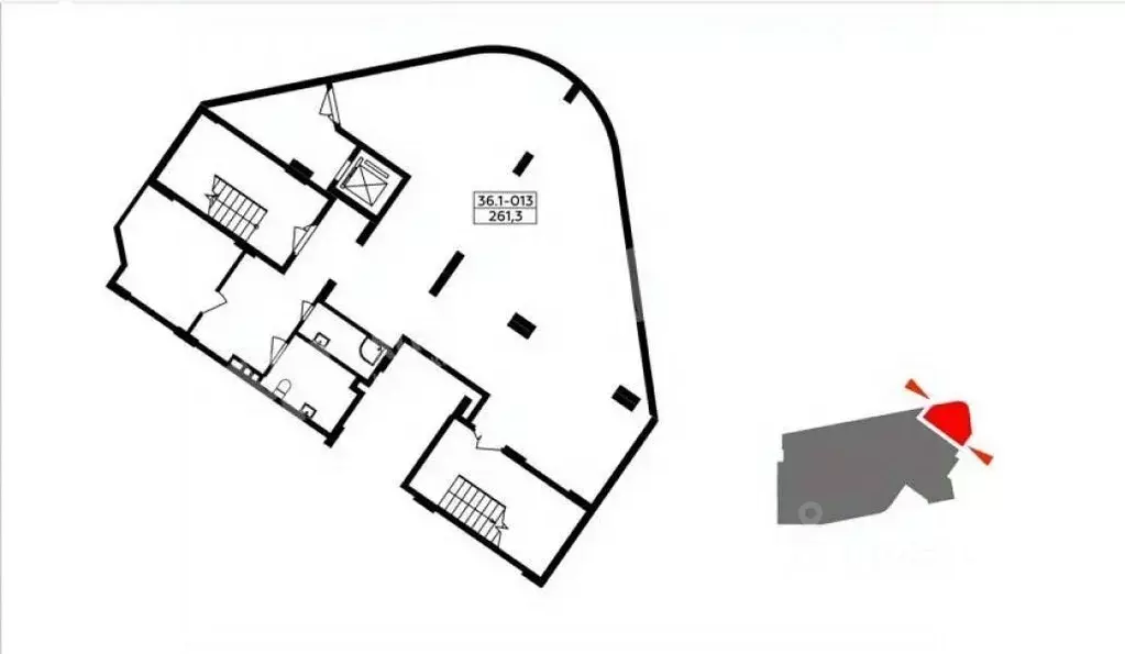 Помещение свободного назначения в Москва Сосенское поселение, просп. ... - Фото 2