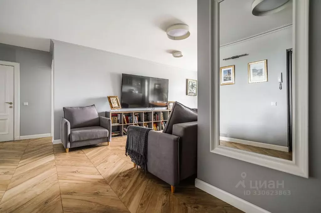 3-к кв. Санкт-Петербург Варшавская ул., 6к1 (91.1 м) - Фото 2