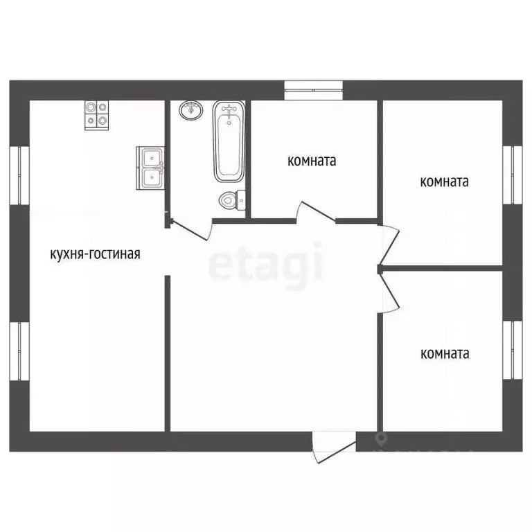 Дом в Калужская область, Малоярославецкий муниципальный округ, ... - Фото 2