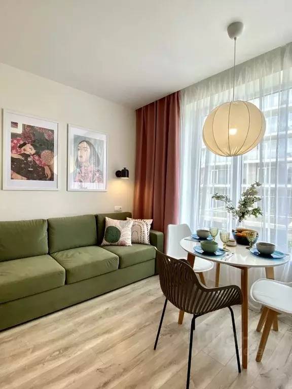 Студия Краснодарский край, Сочи ул. Просвещения, 153/3 (25.0 м) - Фото 1