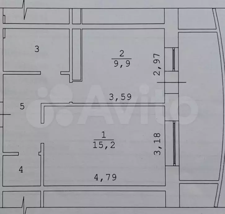 1-к. квартира, 36,7 м, 4/18 эт. - Фото 0