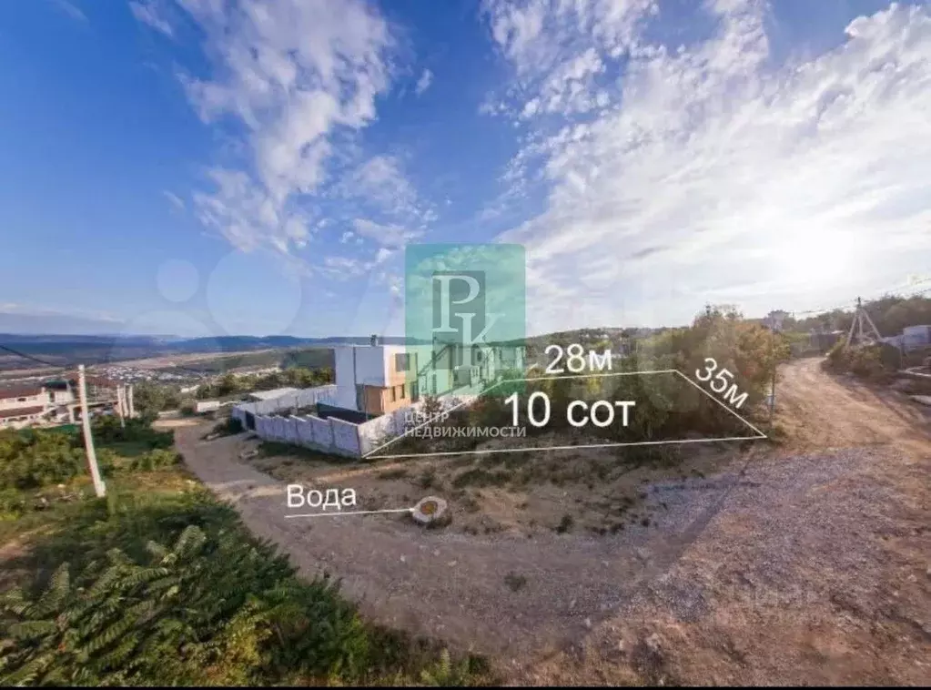 Участок в Севастополь ул. Летчика Кирсанова, 10Б (10.0 сот.) - Фото 2