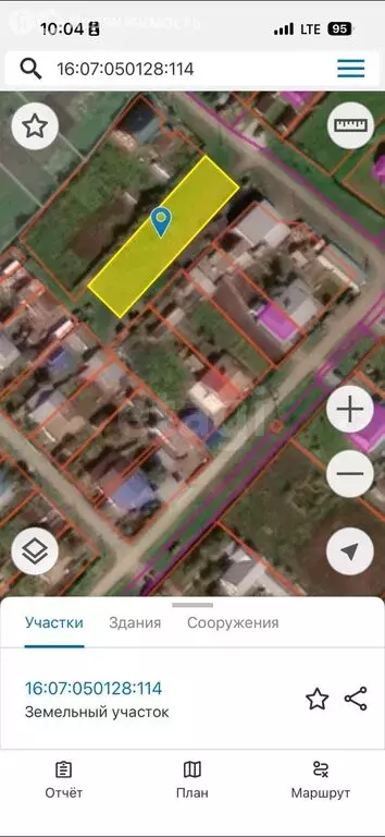 Участок в село Новое Каширово, улица Гагарина (10.5 м) - Фото 1