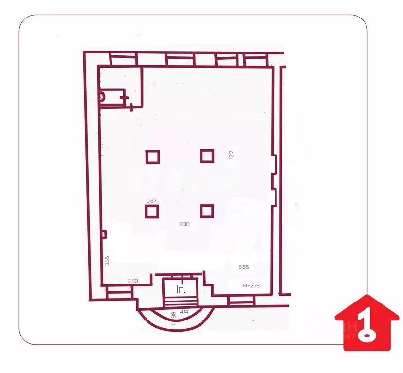 Торговая площадь в Омская область, Омск просп. Карла Маркса, 10 (109 ... - Фото 2