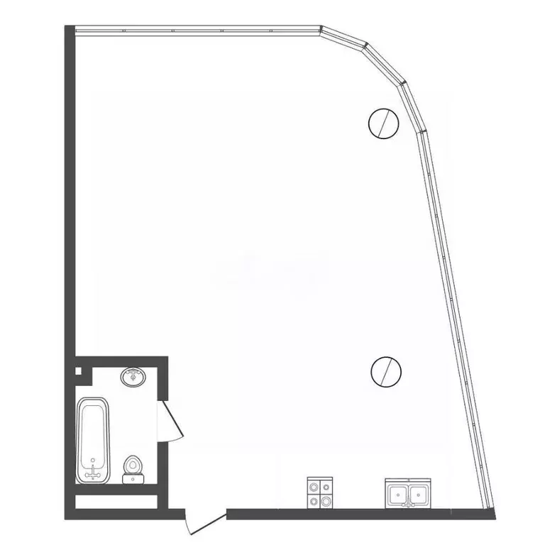 Студия Севастополь ш. Фиолентовское, 134к5 (27.9 м) - Фото 2