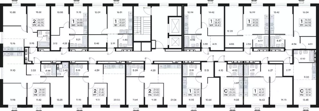 Студия Приморский край, Владивосток Клуб 25 жилой комплекс, 1 (31.14 ... - Фото 2