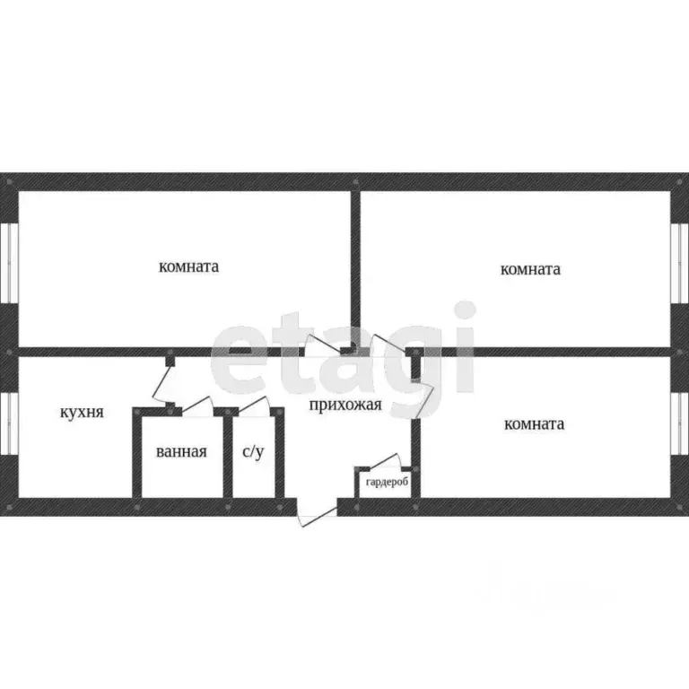 3-к кв. Красноярский край, Норильск Молодежный проезд, 27 (65.0 м) - Фото 2