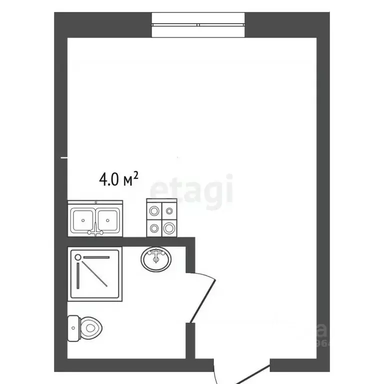 Студия Москва Новогиреевская ул., 18/31 (12.0 м) - Фото 2