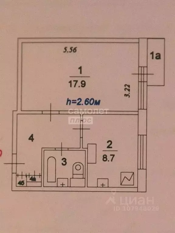 1-к кв. Москва Северное Чертаново мкр, 7кБ (36.9 м) - Фото 1