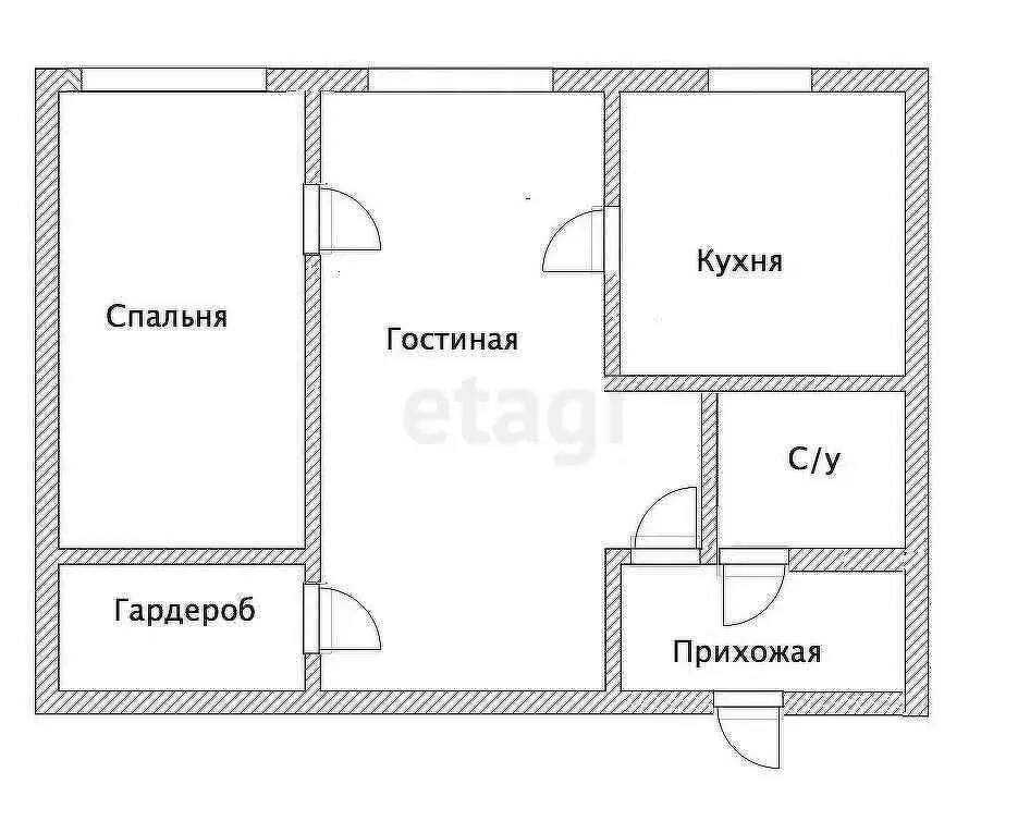 2-комнатная квартира: Норильск, Комсомольская улица, 52С1 (45.1 м) - Фото 1