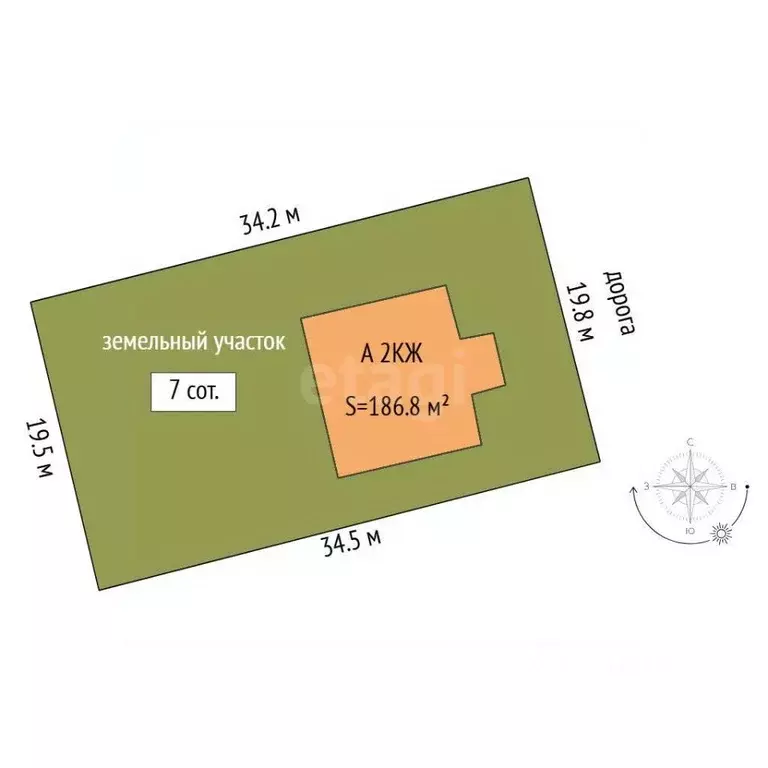 Дом в Тюменская область, Тюменский муниципальный округ, д. Якуши ул. ... - Фото 2