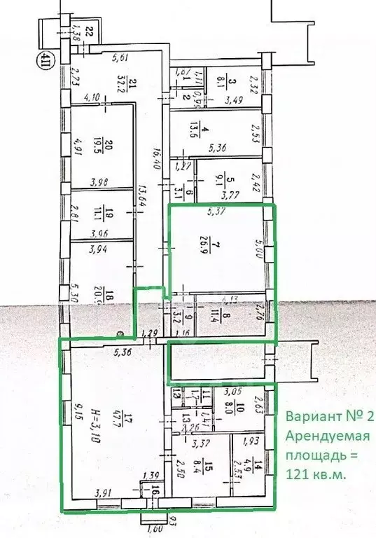 Помещение свободного назначения в Омская область, Омск Октябрьская ... - Фото 1