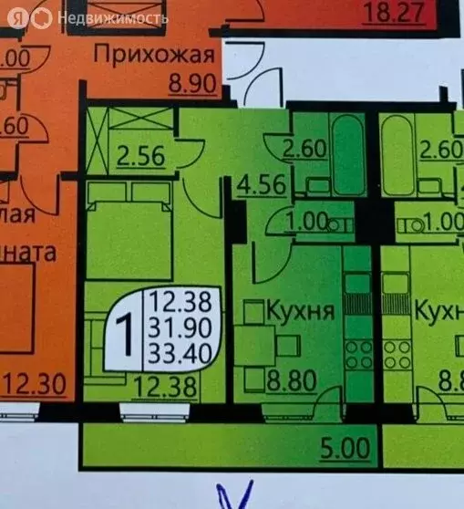 1-комнатная квартира: Пермь, улица Гашкова, 51 (31.5 м) - Фото 0