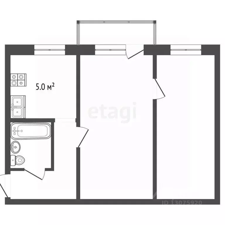 2-к кв. Ярославская область, Рыбинск ул. Бабушкина, 15 (43.9 м) - Фото 2