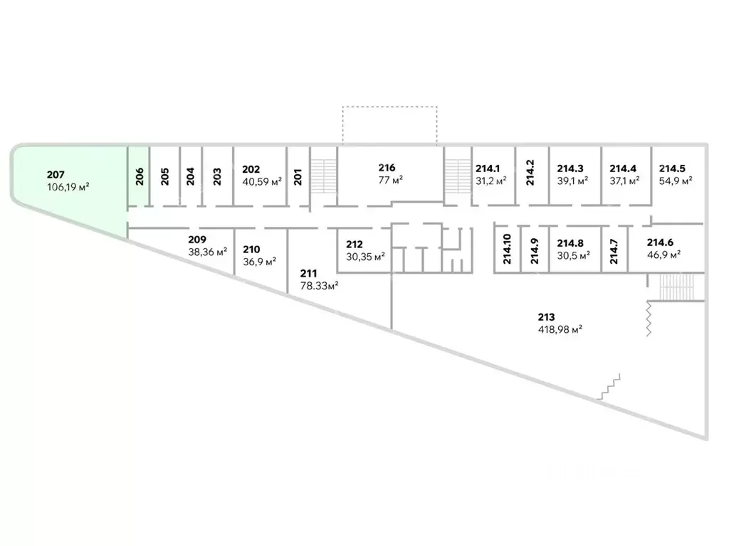 Офис в Санкт-Петербург Гранитная ул., 51 (125 м) - Фото 2