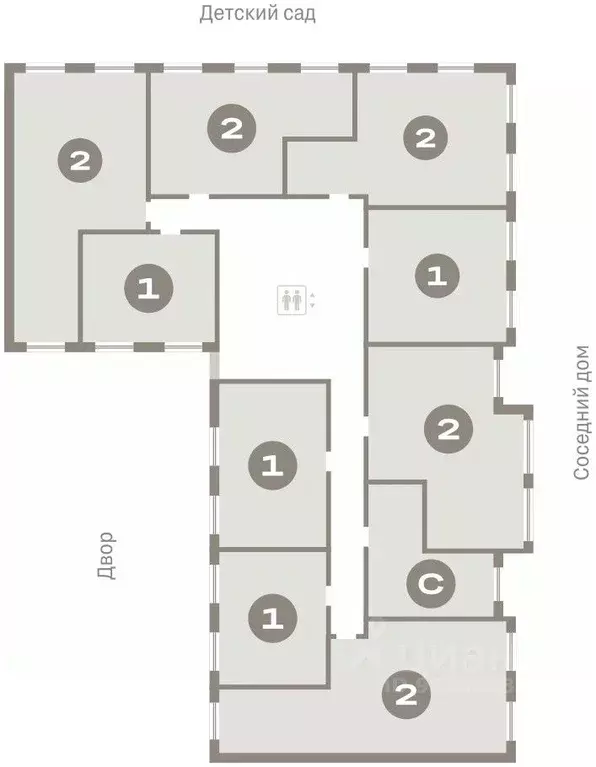 2-к кв. Свердловская область, Екатеринбург пер. Торфяной, 4 (69.2 м) - Фото 2