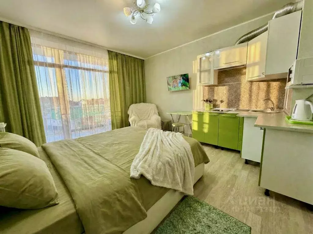 Студия Севастополь проезд Рубежный, 28 (30.0 м) - Фото 1