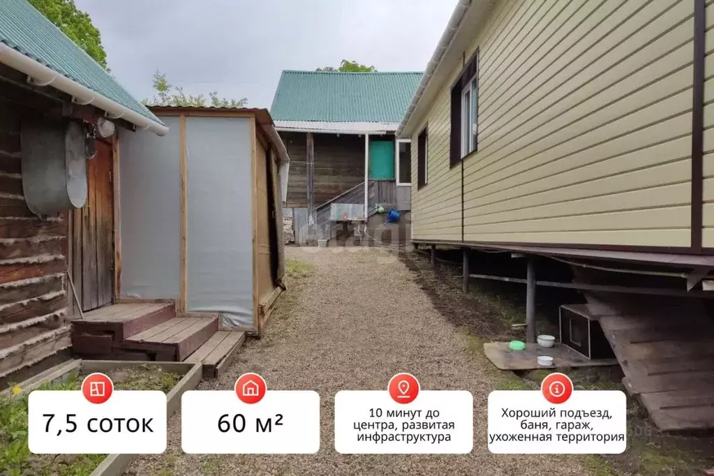 Дом в Хабаровский край, Хабаровск Дистанционная ул., 5 (60 м) - Фото 0