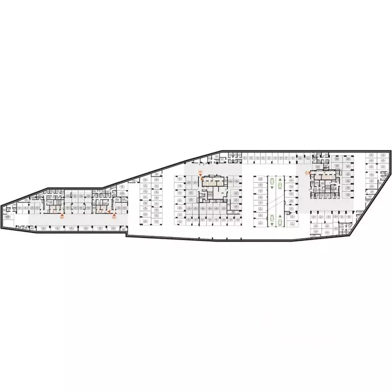 Помещение свободного назначения в Москва Левел Мичуринский жилой ... - Фото 2