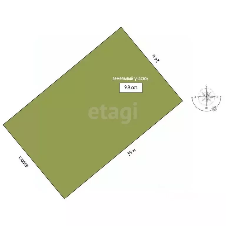 Участок в Саха (Якутия), Якутск проезд Золотой (10.0 сот.) - Фото 2