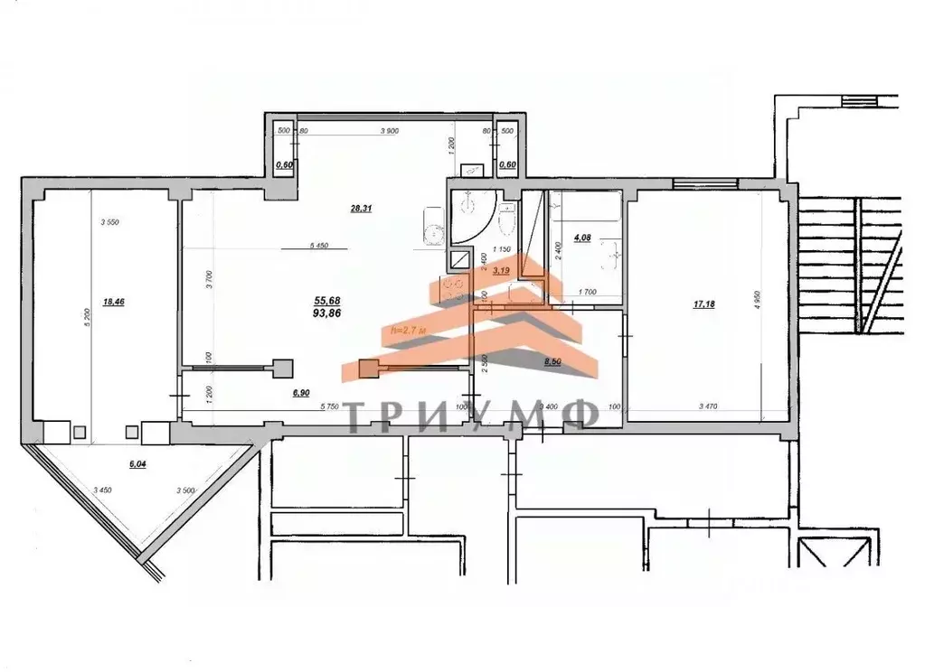 2-к кв. Крым, Феодосия ш. Симферопольское, 42А (80.5 м) - Фото 1