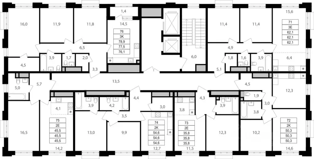 3-к кв. Москва Михалковская ул., 48С4 (62.1 м) - Фото 1