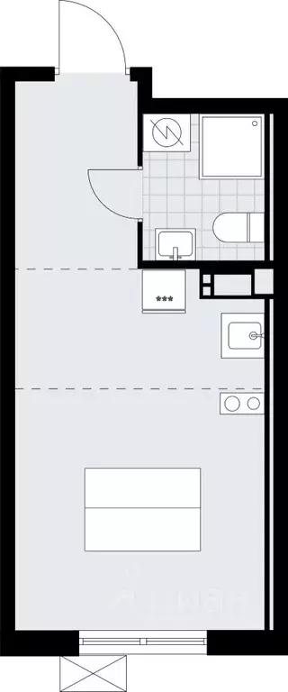 1-к кв. Ленинградская область, Ломоносовский район, Лаголовское с/пос, ... - Фото 1