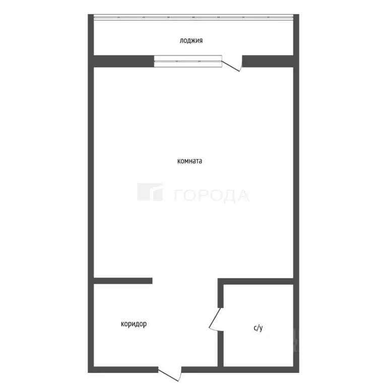 Студия Алтайский край, Барнаул ул. Антона Петрова, 221Д/1 (22.7 м) - Фото 1