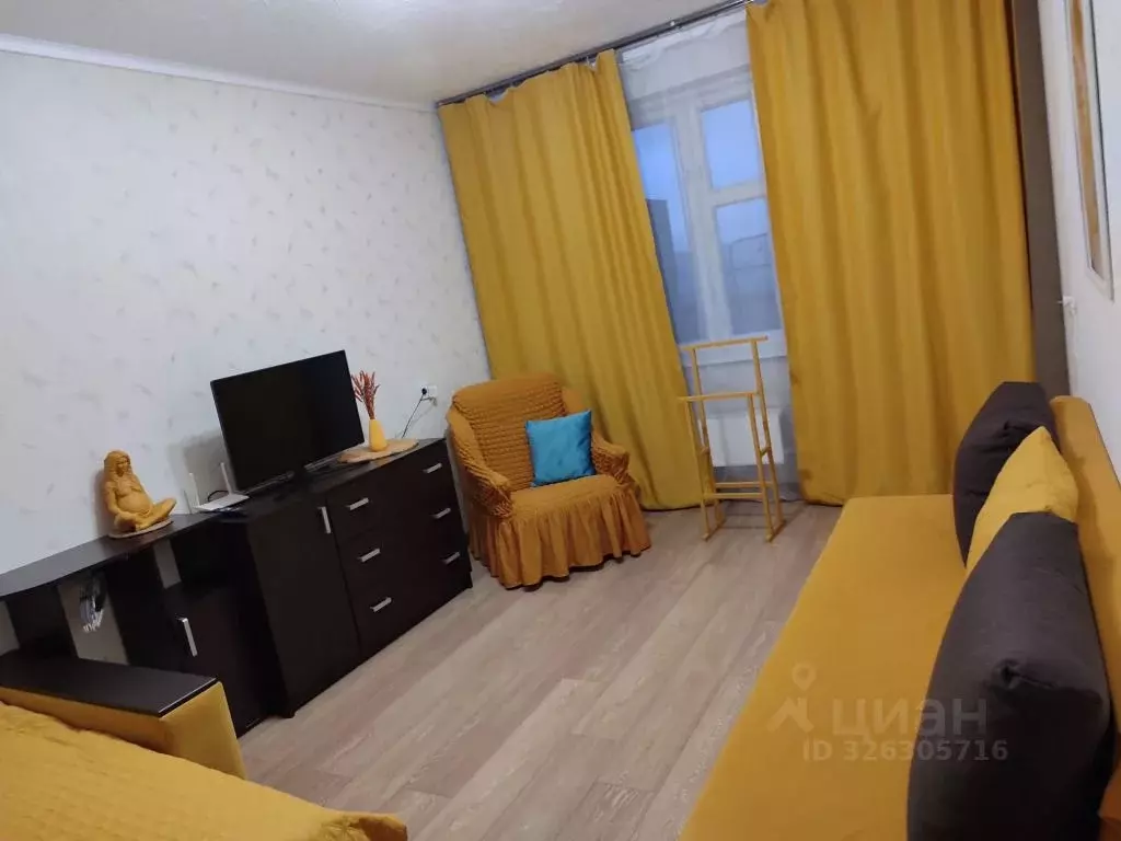 1-к кв. Московская область, Домодедово Авиационный мкр, просп. ... - Фото 1