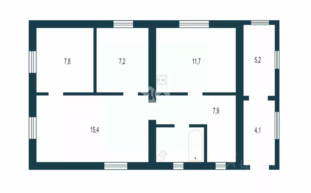 Дом в Новосибирская область, Искитим ул. Карла Маркса, 22 (60 м) - Фото 2