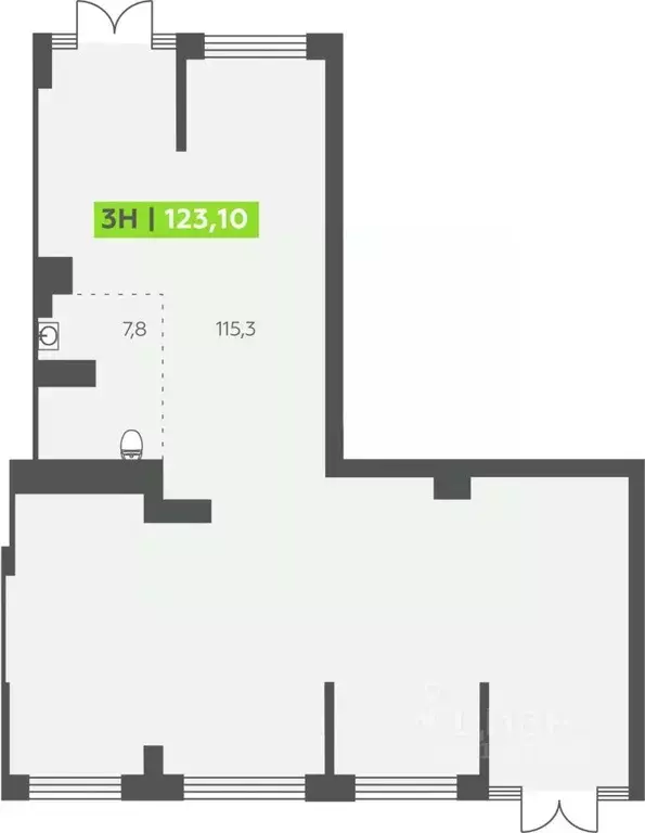 Торговая площадь в Ленинградская область, Кудрово г. Всеволожский ... - Фото 1