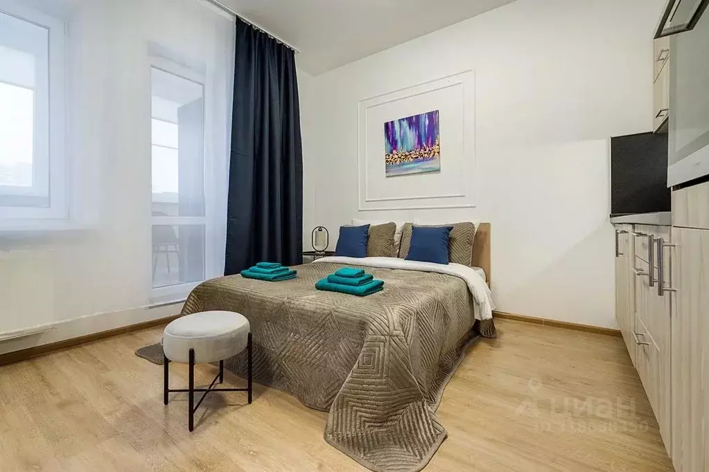 Студия Санкт-Петербург ул. Плесецкая, 20к1 (31.0 м) - Фото 0