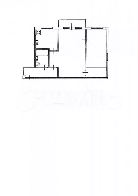 2-к. квартира, 44 м, 4/5 эт. - Фото 0