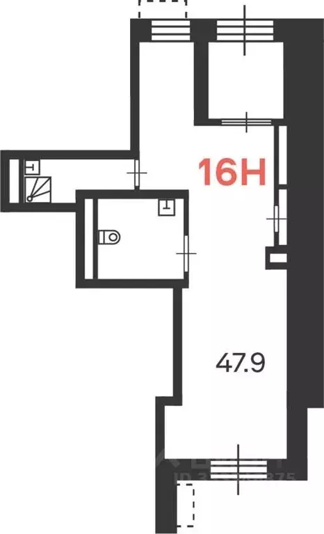 Помещение свободного назначения в Москва ул. Годовикова, 11А (48 м) - Фото 1