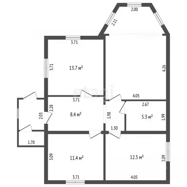 Дом в Тюменская область, Тобольский муниципальный округ, д. Соколовка ... - Фото 2