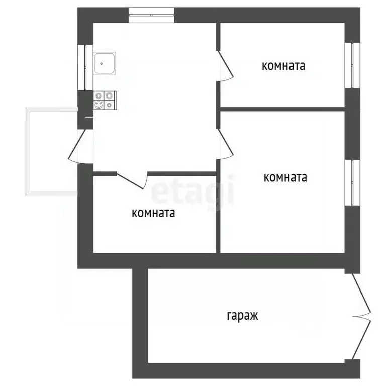 Дом в Владимирская область, Муром д. Окулово, ул. Центральная, 5 (40 ... - Фото 2