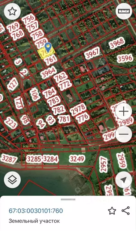 Участок в Смоленская область, Гагаринский район, д. Аржаники  (25.0 ... - Фото 2