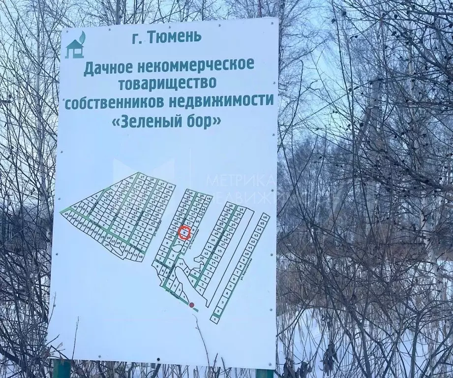 Участок в Тюменская область, Тюмень Зеленый Бор ДНТСН,  (10.0 сот.) - Фото 1