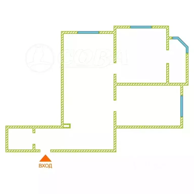3-к кв. Дагестан, Махачкала ул. Абаканская, 3 (72.0 м) - Фото 1