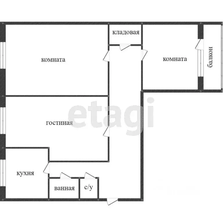 3-к кв. Воронежская область, Воронеж ул. Владимира Невского, 36А (84.0 ... - Фото 1