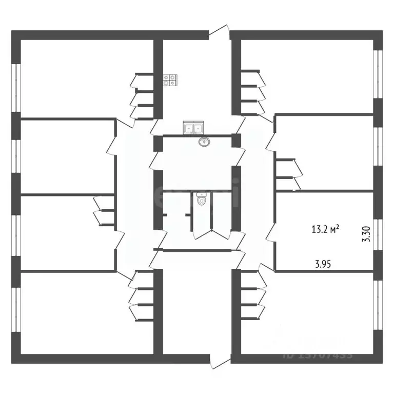 Комната Санкт-Петербург ул. Беринга, 32К3 (13.2 м) - Фото 1