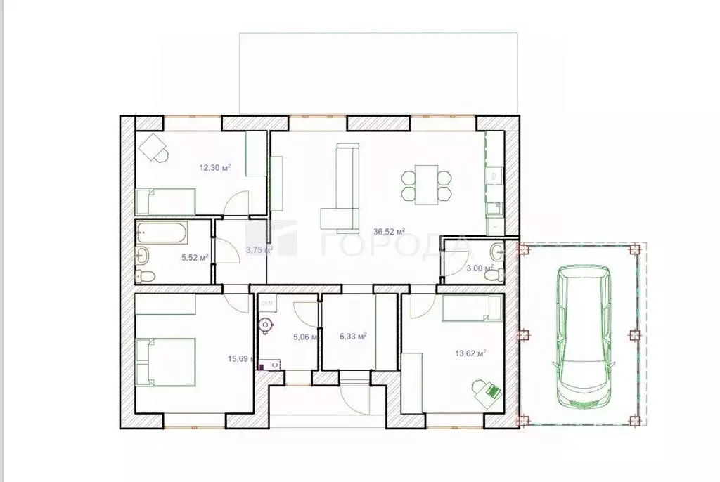 Дом в Алтайский край, Первомайский район, с. Фирсово ул. Ивана ... - Фото 2