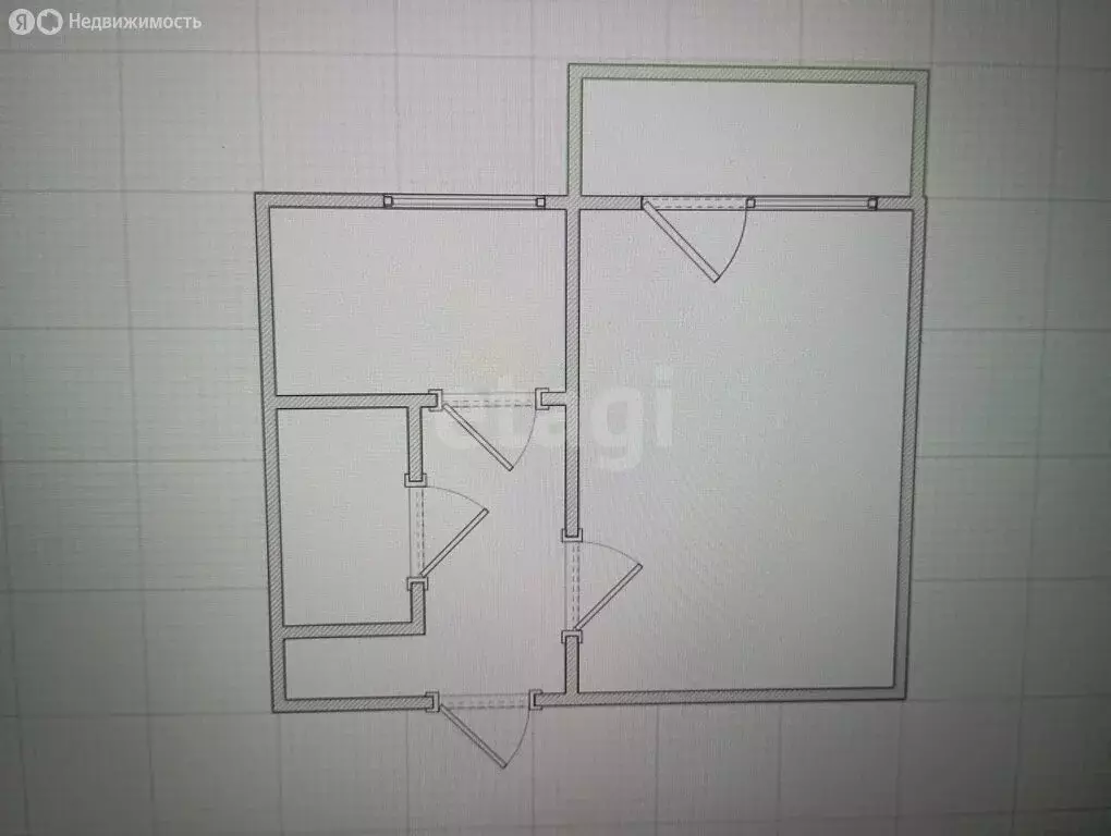 1-комнатная квартира: Буй, улица Парижской Коммуны, 3 (31.5 м) - Фото 1