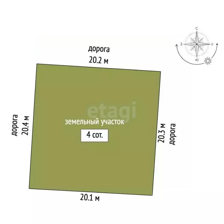 Участок в Мордовия, Саранск Натуралист СНТ,  (4.0 сот.) - Фото 0
