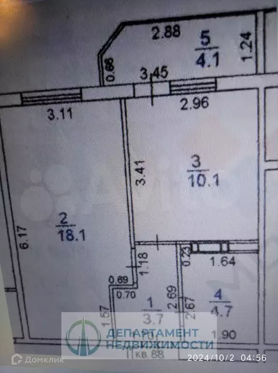 Продаётся 1-к квартира, 39 м - Фото 0