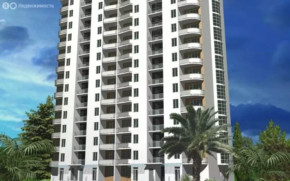 Квартира-студия: Сочи, Виноградная улица, 195/1 (25.2 м) - Фото 1