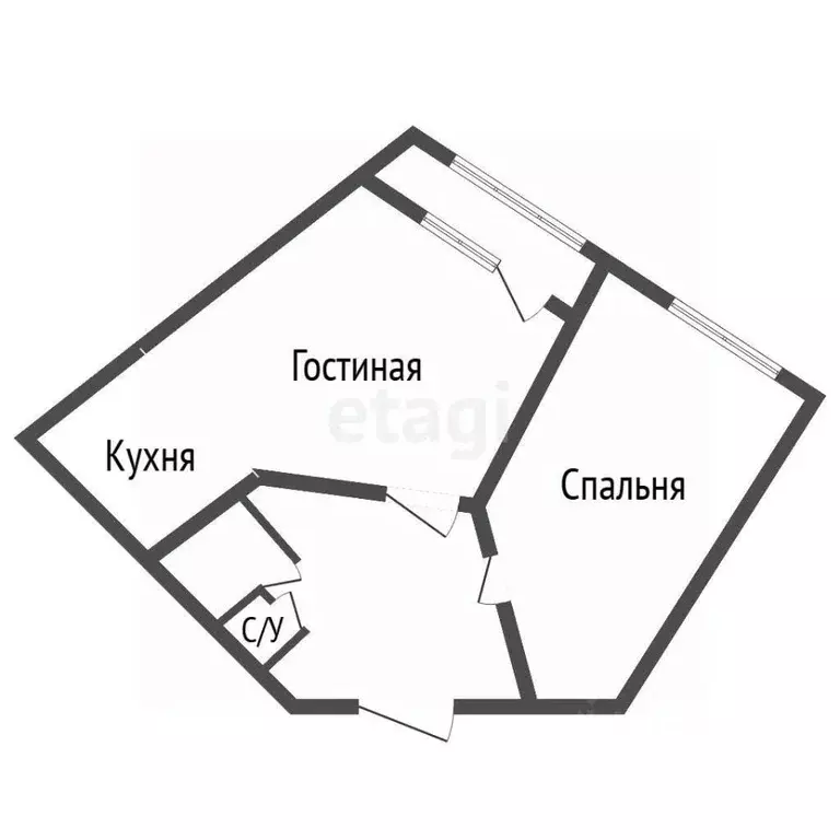 2-к кв. Воронежская область, Воронеж Московский просп., 114 (53.0 м) - Фото 2
