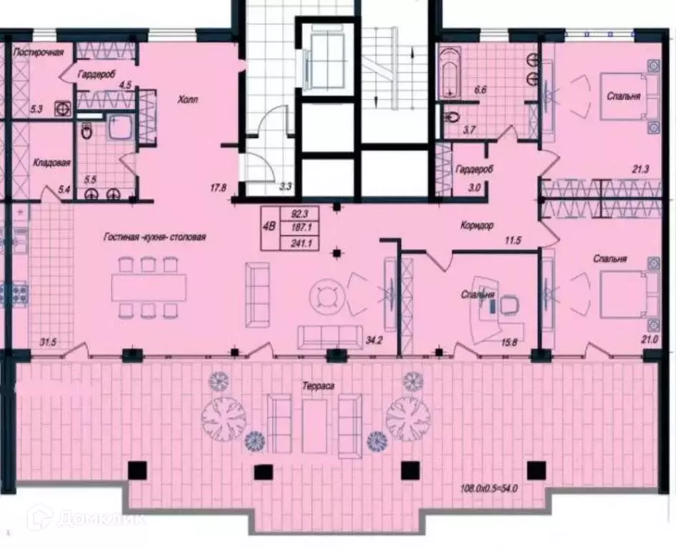Продаётся 4-к квартира, 241.1 м - Фото 0
