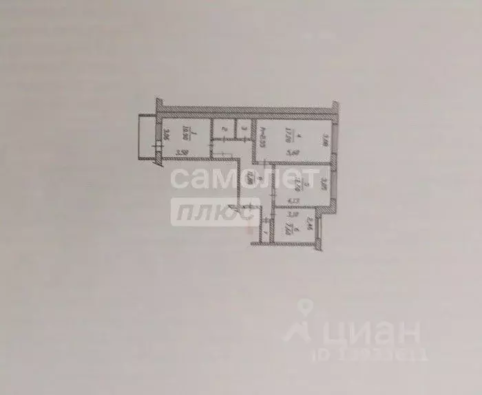 3-к кв. Чувашия, Чебоксары Кукшумская ул., 21 (69.5 м) - Фото 2