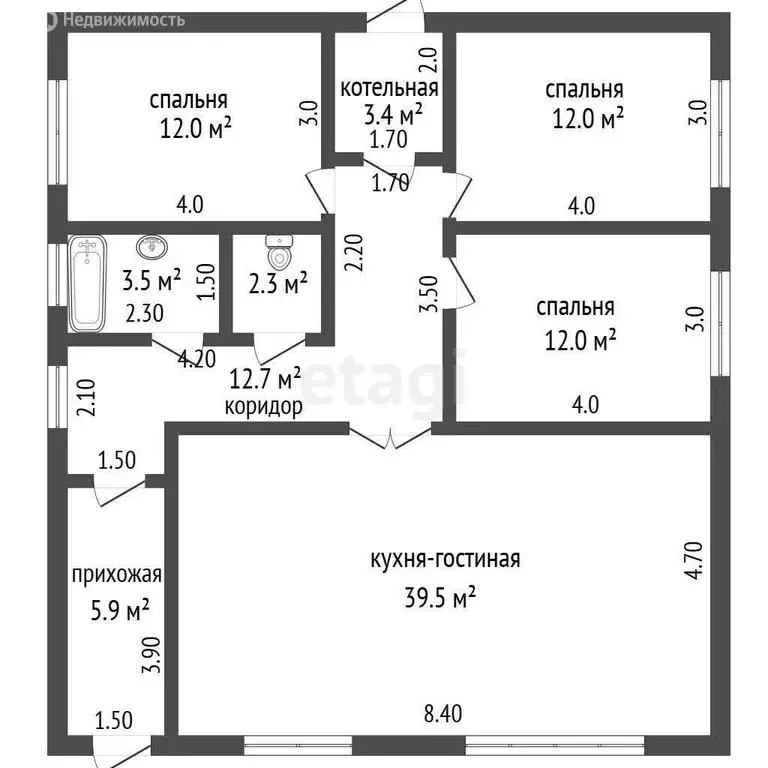 Дом в посёлок Новый, улица Владимира Высоцкого (115 м) - Фото 1